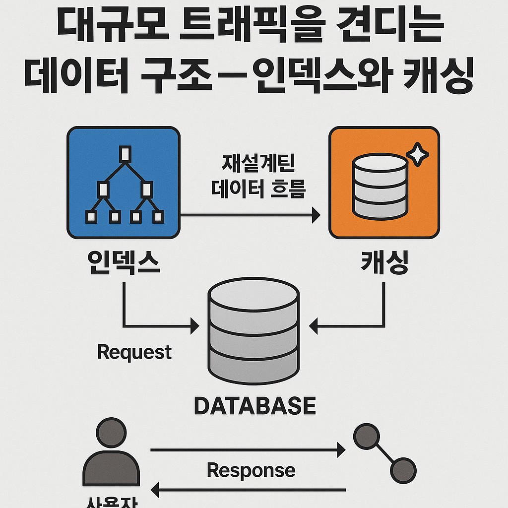 대규모 트래픽을 견디는 데이터 구조 — 인덱스와 캐싱 전략